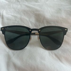 Ray-Ban RB3576N Blaze Clubmaster, Gold/Green Gradiant Lens
